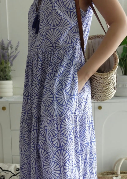 Talia Dress - Brilliant Blue